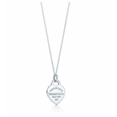 Tiffany & Co. Heart Tag Charm and Chain